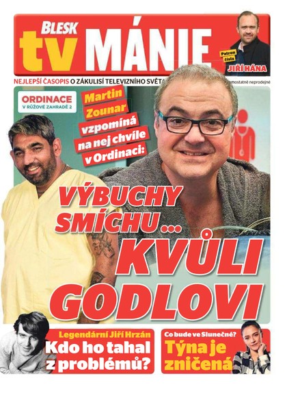 E-magazín Blesk Tv manie - 16.5.2020 - CZECH NEWS CENTER a. s.