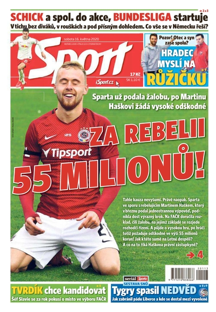 E-magazín Sport - 16.5.2020 - CZECH NEWS CENTER a. s.