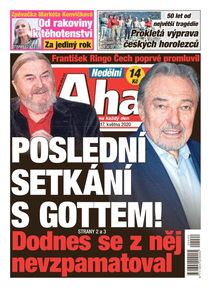 E-magazín Nedělní AHA! - 17.5.2020 - CZECH NEWS CENTER a. s.