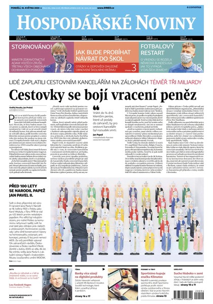 E-magazín HN 094 - 18.05.2020 - Economia, a.s.