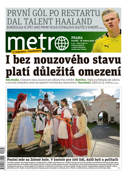 E-magazín METRO - 18.5.2020 - MAFRA, a.s.