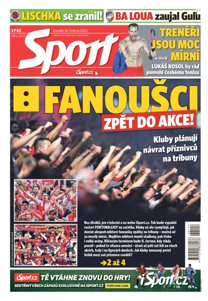 E-magazín Sport - 18.5.2020 - CZECH NEWS CENTER a. s.