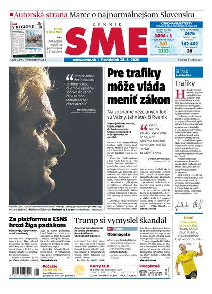 E-magazín SME 18/5/2020 - Petit Press, a.s. 