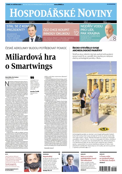 E-magazín HN 095 - 19.5.2020 - Economia, a.s.