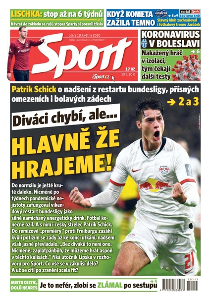 E-magazín Sport - 19.5.2020 - CZECH NEWS CENTER a. s.