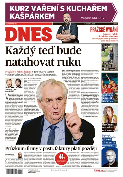 E-magazín MF DNES - 21.5.2020 - MAFRA, a.s.