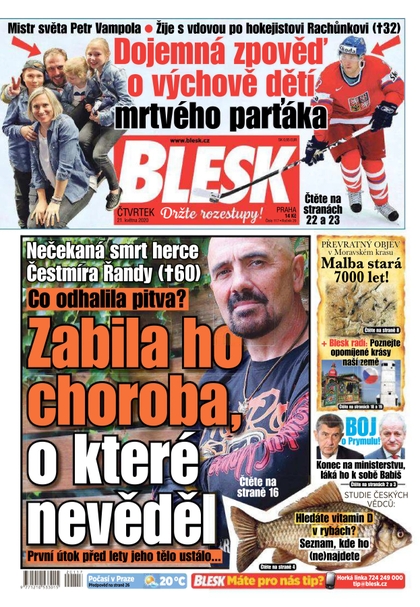 E-magazín Blesk - 21.5.2020 - CZECH NEWS CENTER a. s.