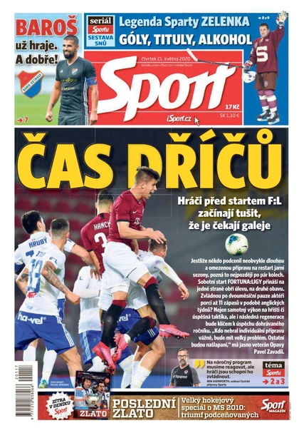 E-magazín Sport - 21.5.2020 - CZECH NEWS CENTER a. s.