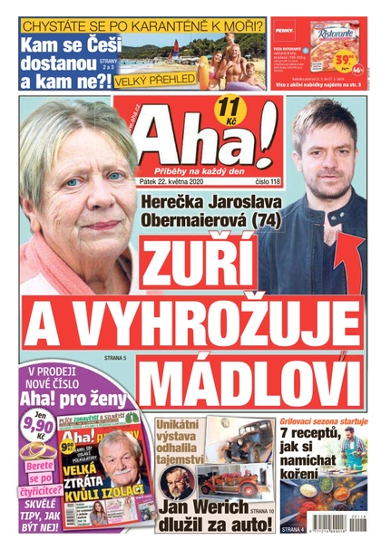 E-magazín AHA! - 22.5.2020 - CZECH NEWS CENTER a. s.