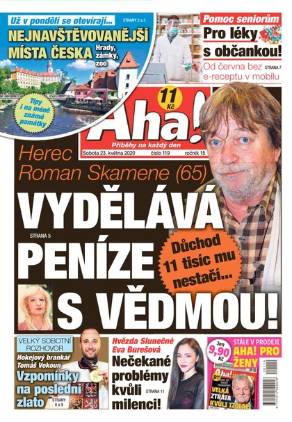 E-magazín AHA! - 23.5.2020 - CZECH NEWS CENTER a. s.