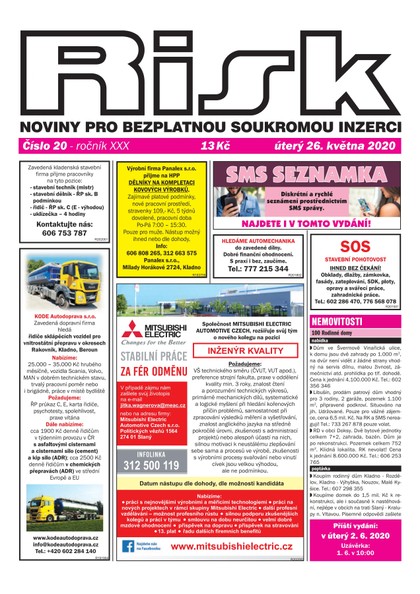 E-magazín Risk 20/2020 - Risk