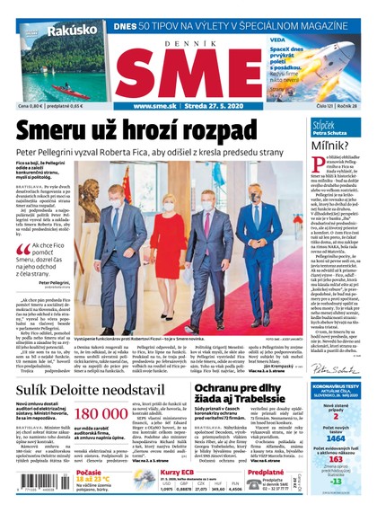 E-magazín SME 27/5/2020 - Petit Press, a.s. 