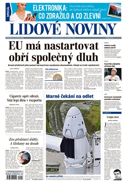 E-magazín LN - 28.5.2020 - MAFRA, a.s.