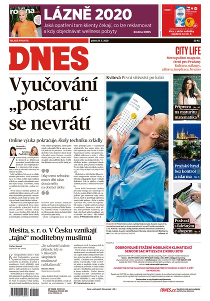 E-magazín MF DNES - 29.5.2020 - MAFRA, a.s.
