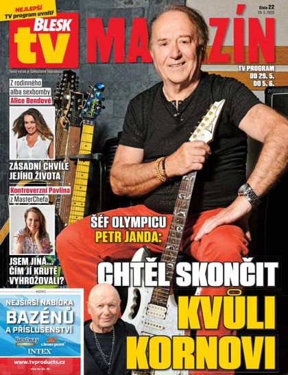 E-magazín Příloha Blesk Tv - 29.5.2020 - CZECH NEWS CENTER a. s.