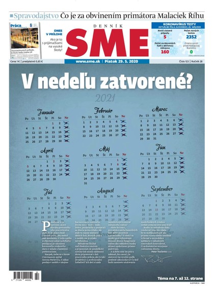E-magazín SME 29/5/2020 - Petit Press, a.s. 