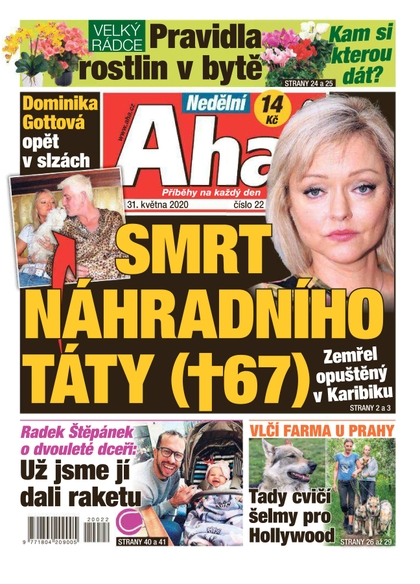 E-magazín Nedělní AHA! - 31.5.2020 - CZECH NEWS CENTER a. s.