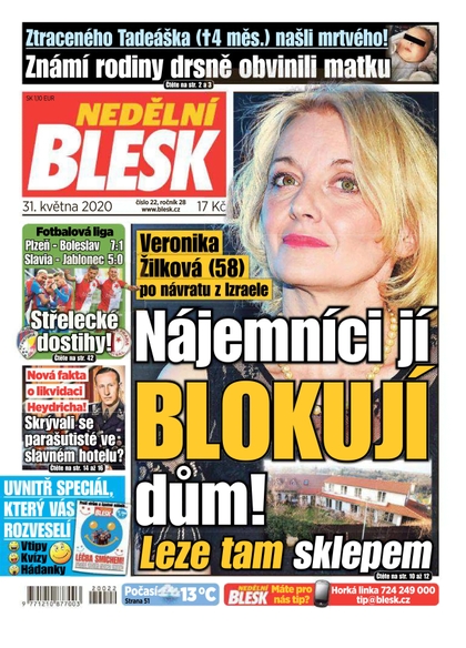 E-magazín Nedělní Blesk - 31.5.2020 - CZECH NEWS CENTER a. s.