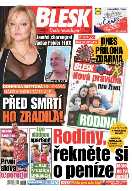 E-magazín Blesk - 1.6.2020 - CZECH NEWS CENTER a. s.
