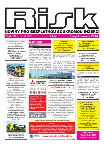 E-magazín Risk 21/2020 - Risk