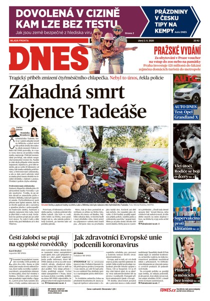 E-magazín MF DNES - 2.6.2020 - MAFRA, a.s.