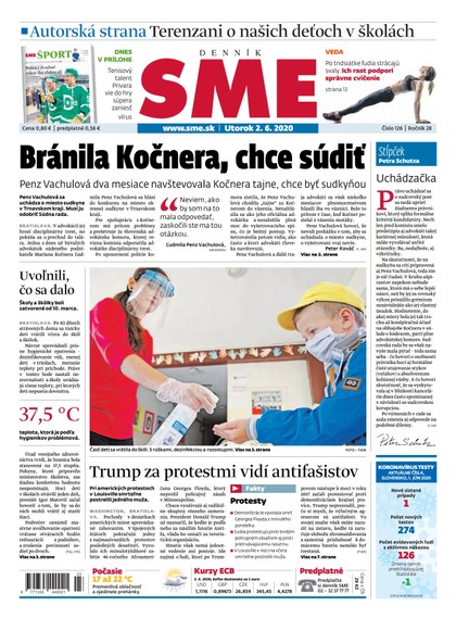 E-magazín SME 2/6/2020 - Petit Press, a.s. 
