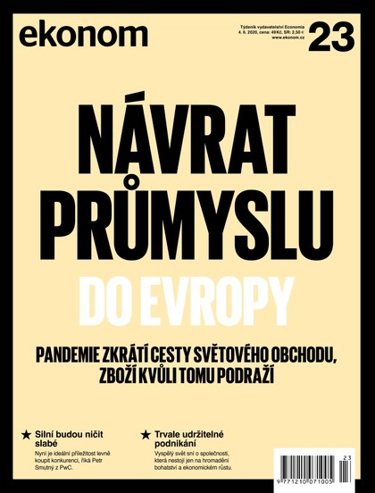 E-magazín Ekonom 23 - 4.6.2020 - Economia, a.s.
