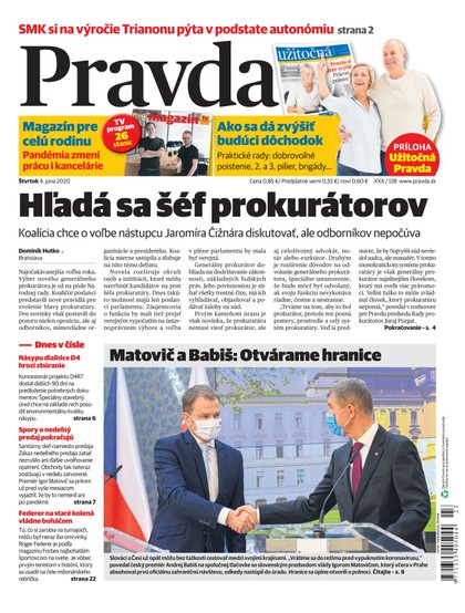 E-magazín Denník Pravda 4. 6. 2020 - OUR MEDIA SR a. s.