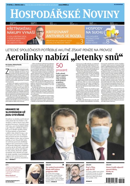 E-magazín HN 107 - 4.6.2020 - Economia, a.s.
