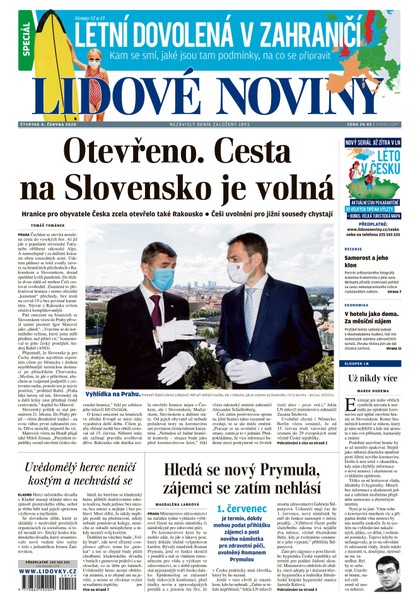 E-magazín LN - 4.6.2020 - MAFRA, a.s.