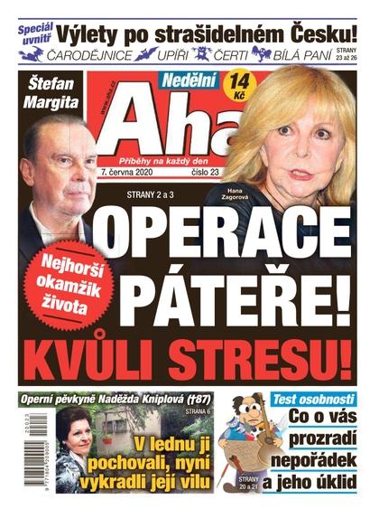E-magazín Nedělní AHA! - 7.6.2020 - CZECH NEWS CENTER a. s.