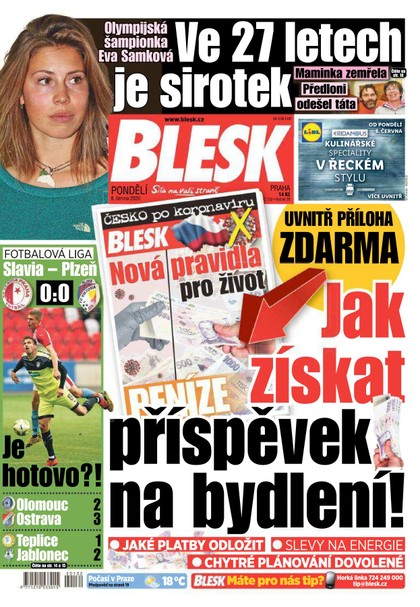 E-magazín Blesk - 8.6.2020 - CZECH NEWS CENTER a. s.