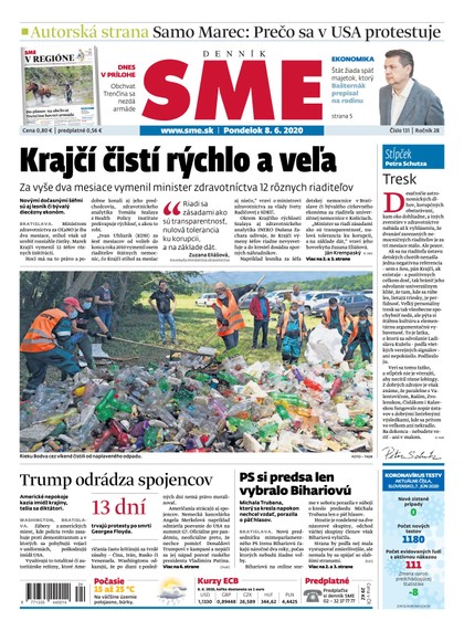 E-magazín SME 8/6/2020 - Petit Press, a.s. 