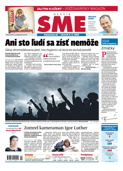 E-magazín SME 9/6/2020 - Petit Press, a.s. 