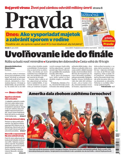 E-magazín Denník Pravda 10. 6. 2020 - OUR MEDIA SR a. s.