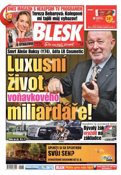 E-magazín Blesk - 12.6.2020 - CZECH NEWS CENTER a. s.