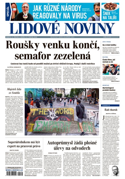 E-magazín LN - 13.6.2020 - MAFRA, a.s.