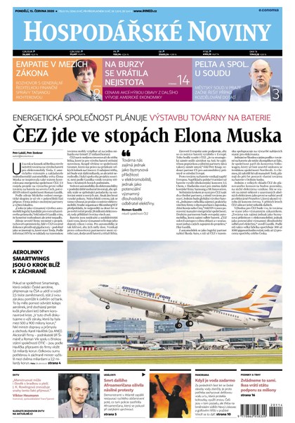 E-magazín HN 114 - 15.06.2020 - Economia, a.s.