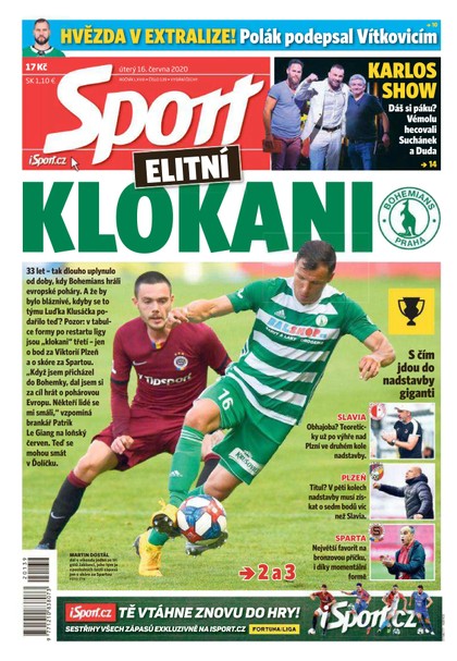 E-magazín Sport - 16.6.2020 - CZECH NEWS CENTER a. s.