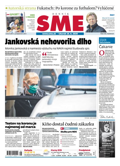 E-magazín SME 16/6/2020 - Petit Press, a.s. 