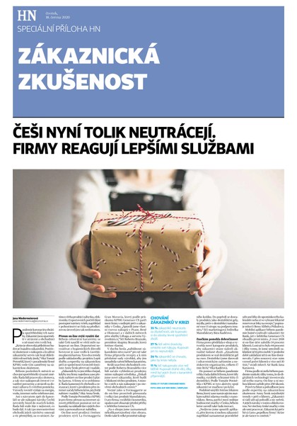 E-magazín HN 117 - 18.6.2020 příloha Zákaznická zkušenost - Economia, a.s.