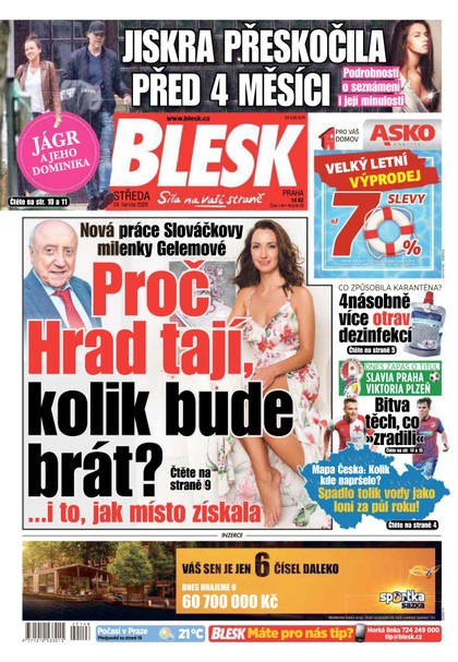 E-magazín Blesk - 24.6.2020 - CZECH NEWS CENTER a. s.