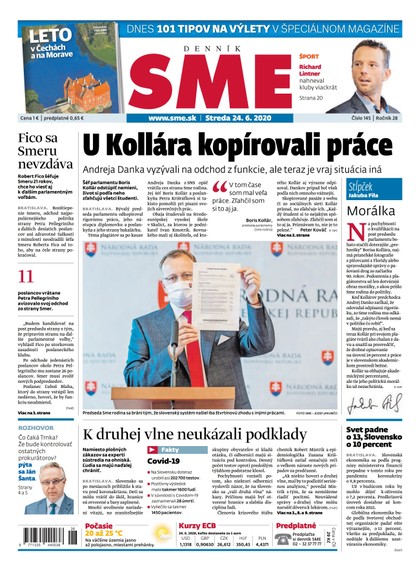 E-magazín SME 24/6/2020 - Petit Press, a.s. 