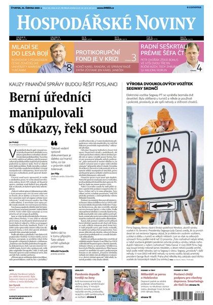 E-magazín HN 122 - 25.06.2020 - Economia, a.s.