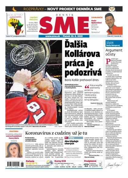 E-magazín SME 26/6/2020. - Petit Press, a.s. 