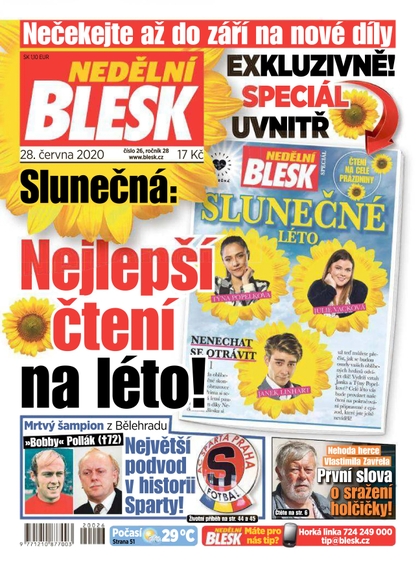 E-magazín Nedělní Blesk - 28.6.2020 - CZECH NEWS CENTER a. s.