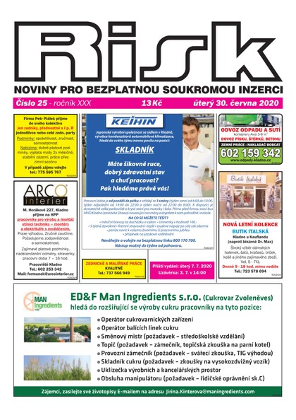 E-magazín Risk 25/2020 - Risk