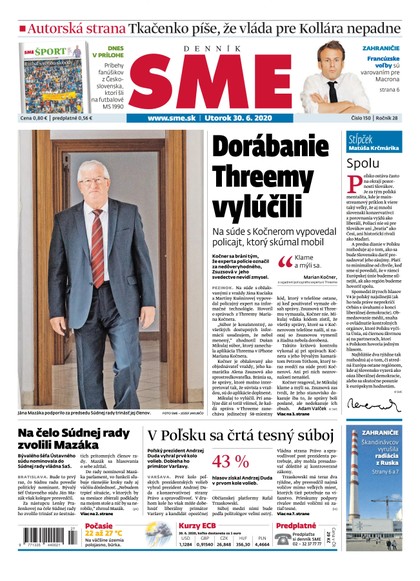 E-magazín SME 30/6/2020 - Petit Press, a.s. 