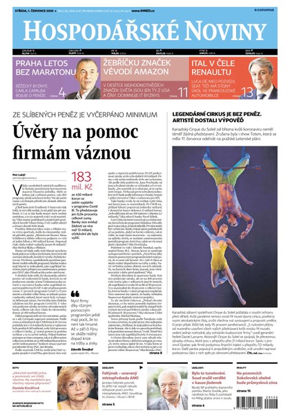 E-magazín HN 126 - 01.07.2020 - Economia, a.s.