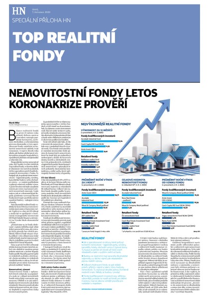 E-magazín HN 129 - 07.07.2020 Top realitni fondy - Economia, a.s.